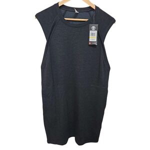 Under Armour‎ Athletic Dress Size M Loose Fit Sleeveless Dark Grey Pockets NWT